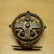ROUSEK mosazný ,pr. 65 mm,s řehtačkou,signovaný Fishing sport Č.S.R