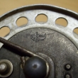 ROUSEK SIRIUS pr. 75  mm.,řehtačka,unavovací páčka,vodící očko chromované obdélníkové,signovaný Rousek